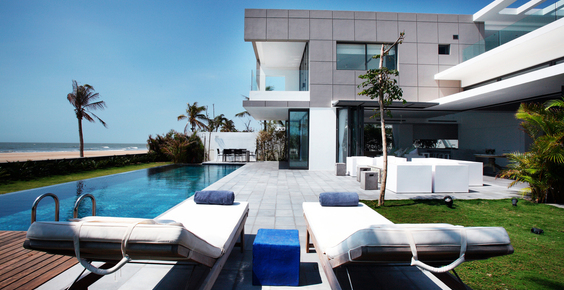 Vietnam luxury villa, private pools, beach front, Villa getaways 